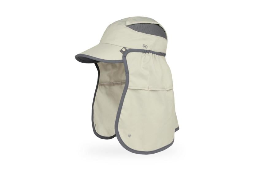 It is required that you wear a cap with a neck cover (such as legionnaire design) or have a cap with a Buff to cover both your head and neck.