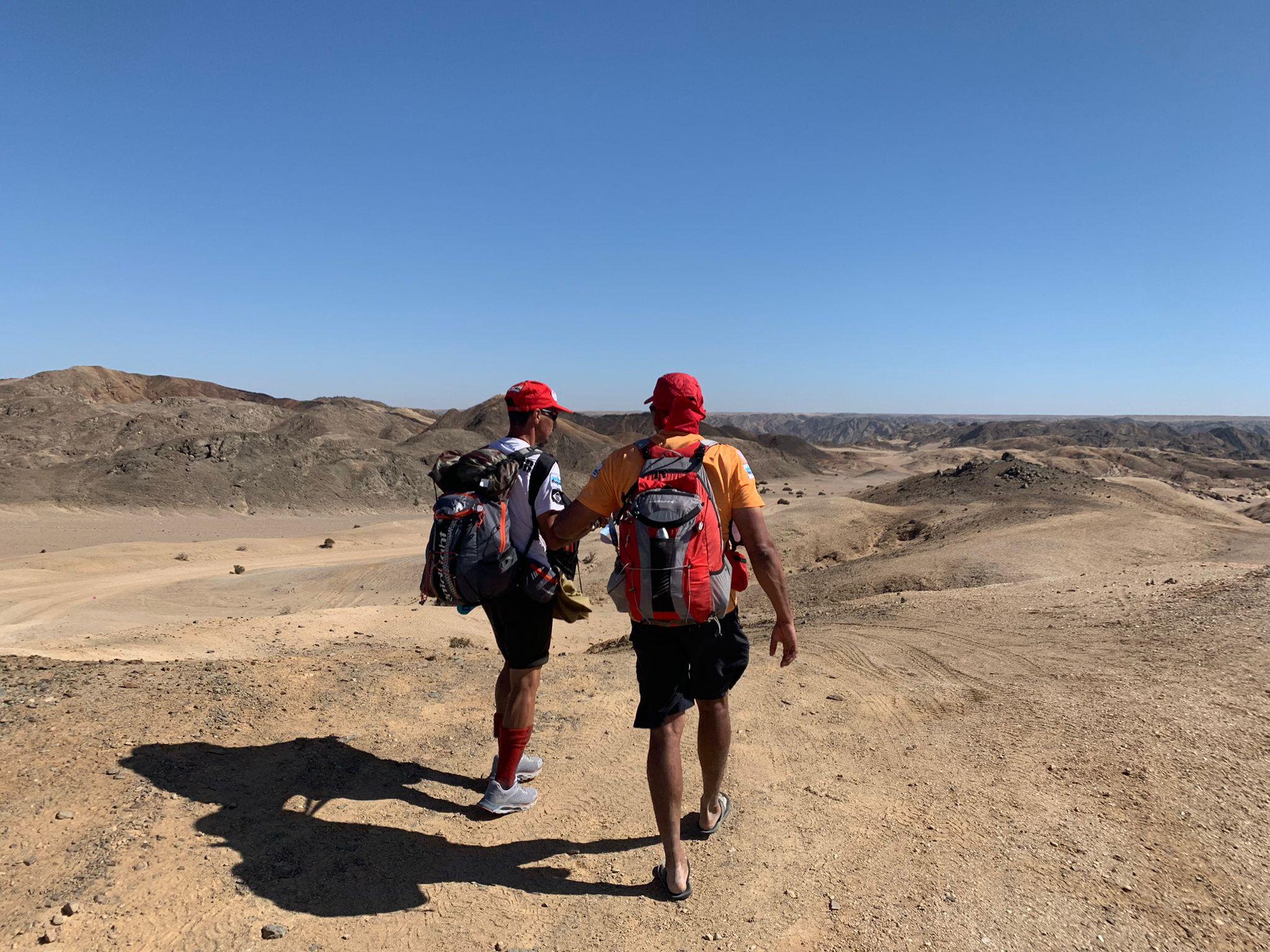 Vladmi dos Santos and Atul Patki - The duo taking on the Namib Desert