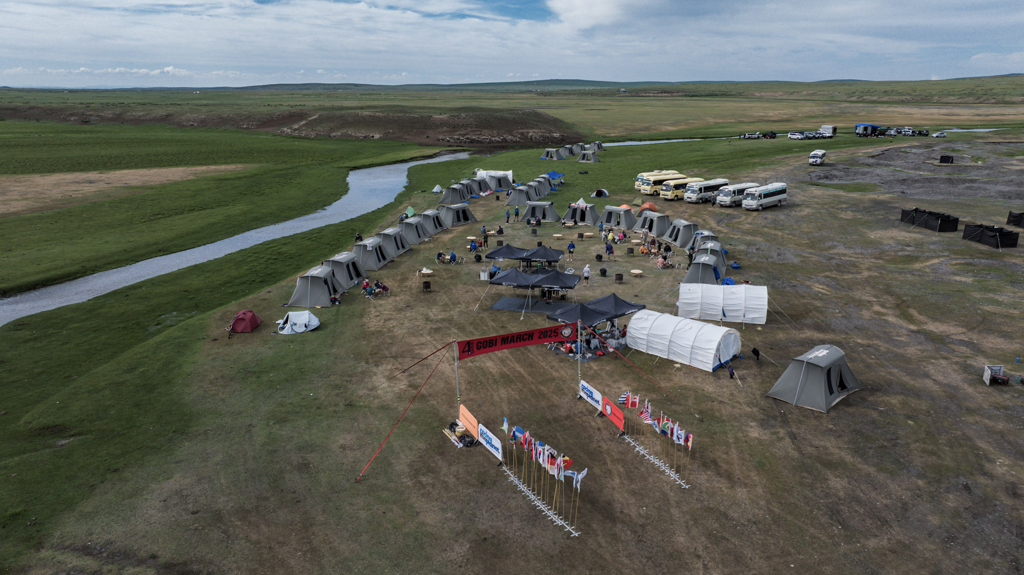 A RacingThePlanet campsite