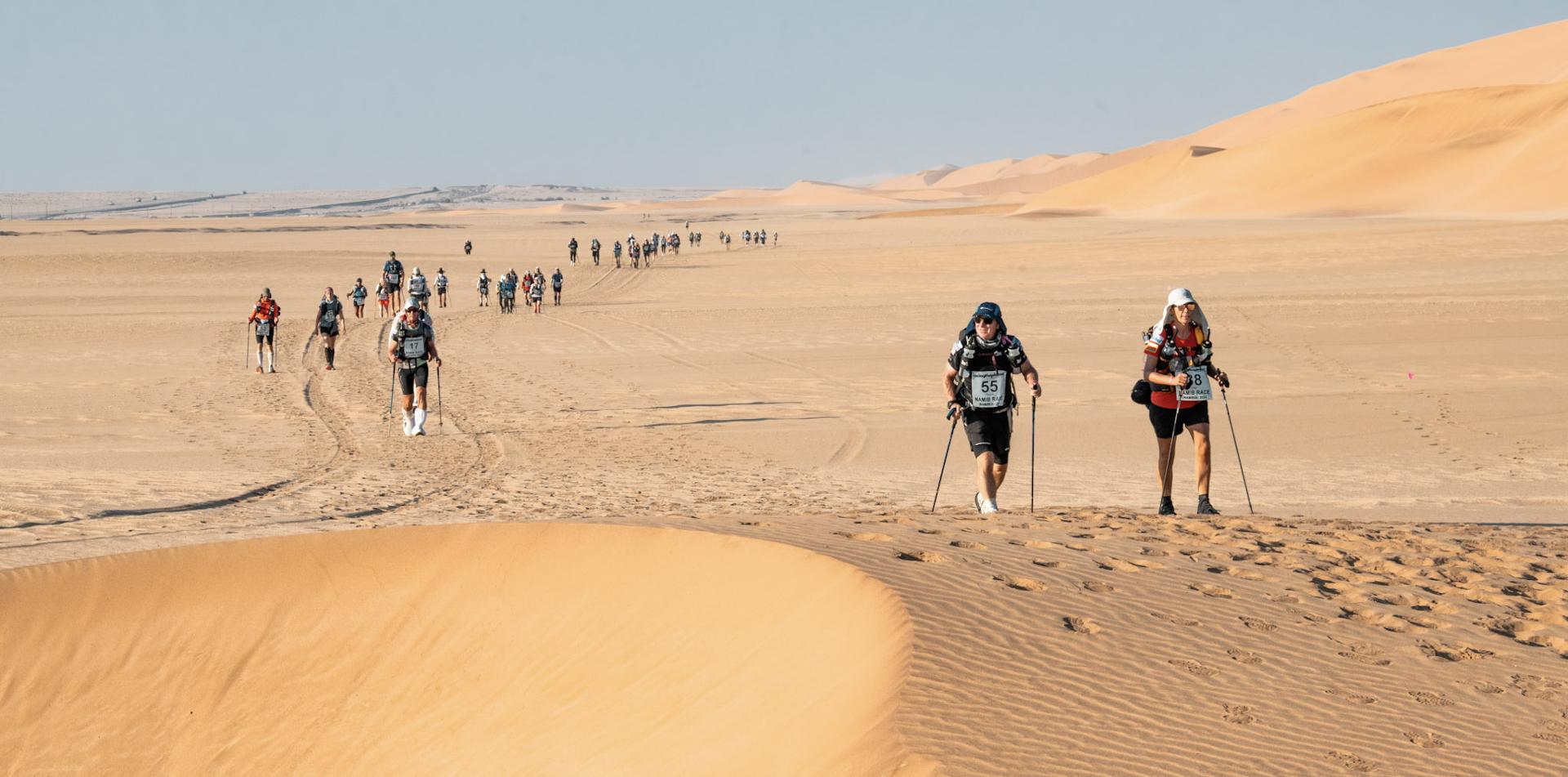 
NAMIB RACE (NAMIBIA)  250km / 155 mile, 6-Stage Ultramarathon
16 - 22 August 2026
